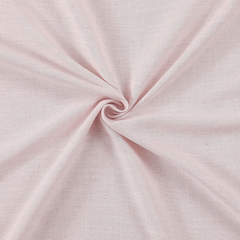 Vision Home Soft Pink Pinch Pleated Semi Sheer Curtains Textured Linen Blended Light Filtering Window Curtains 95 inch for Living Room Bedroom Pinch Pleat Drapes with Hooks 2 Panels 40"" Wx95 L - Image 5